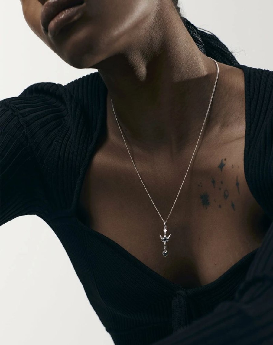 * Meadowlark | Love Dove Necklace Set Silver | Jewellery