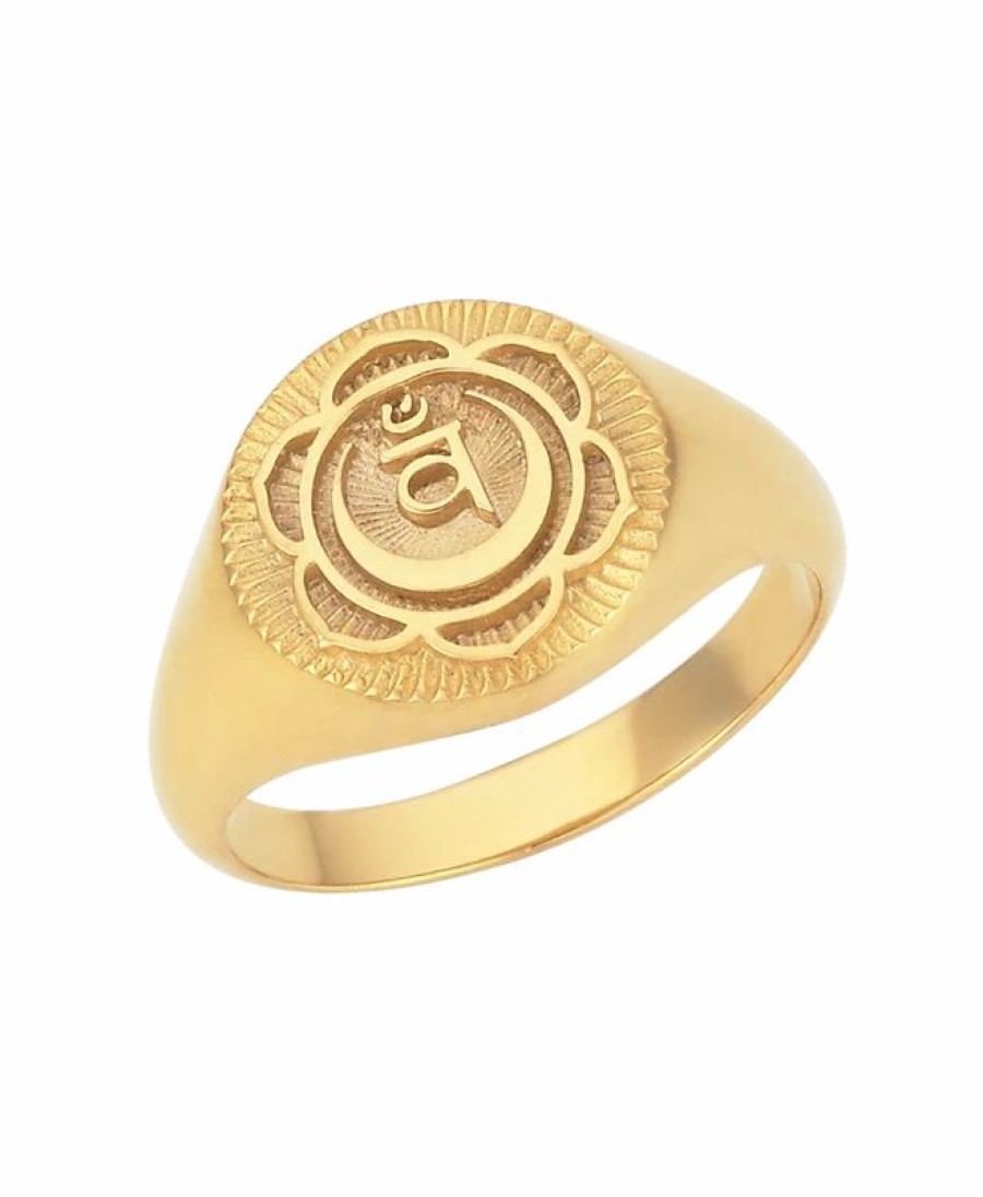 * Zoe & Morgan | Creativity Svadhisthana Ring 22K Plated | Jewellery