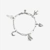 * Meadowlark | Charm Bracelet 17Cm Silver | Jewellery