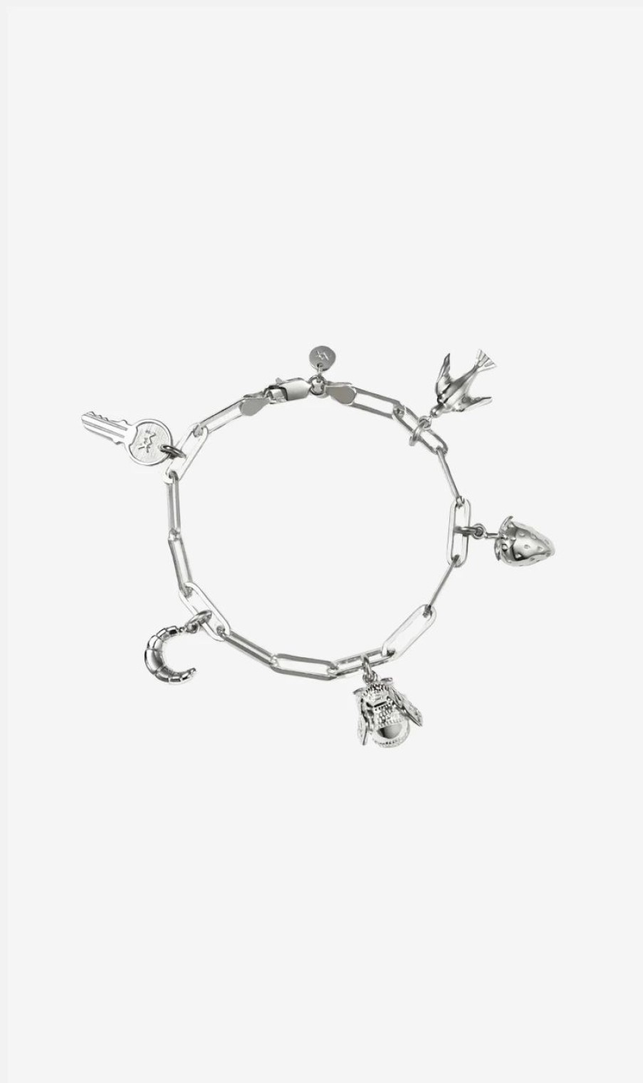 * Meadowlark | Charm Bracelet 17Cm Silver | Jewellery