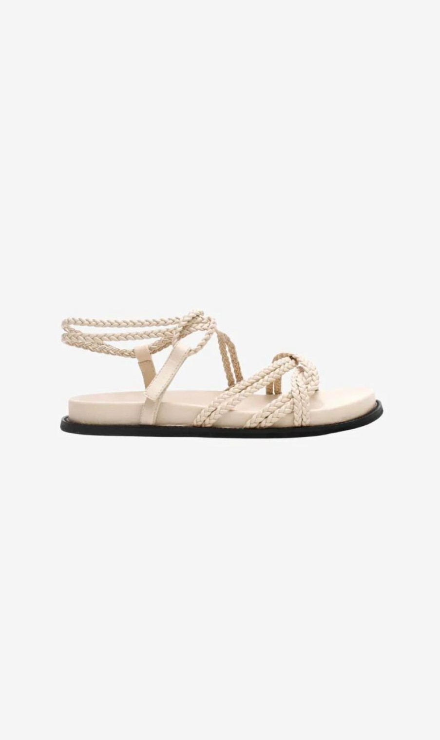 * La Tribe | Plaited Sandal Cream | Sandals