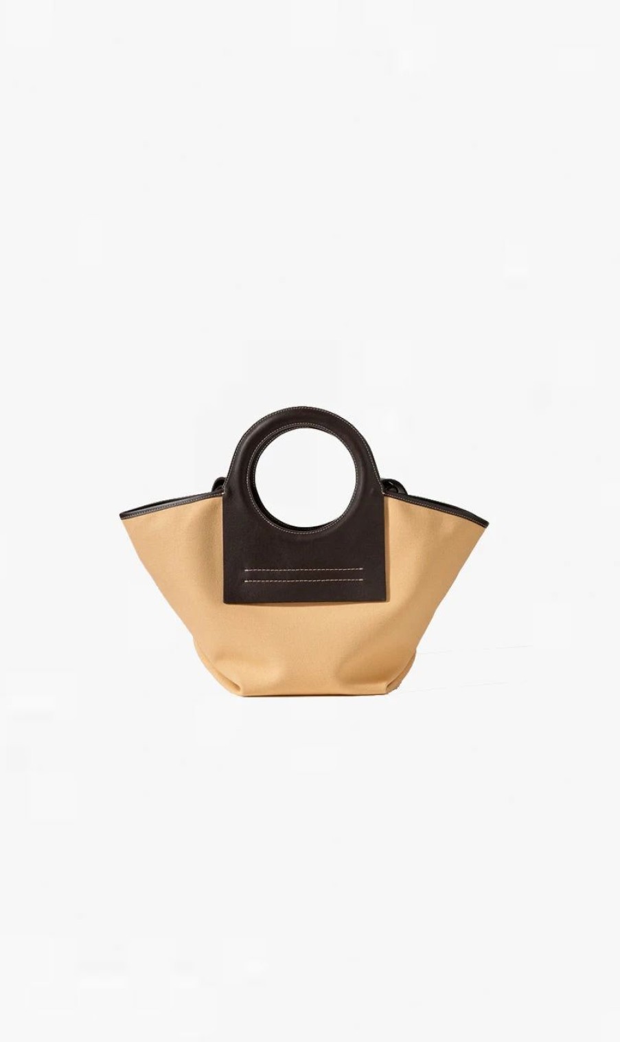 * Hereu | Cala Tote Custar / Dark Brown | Bags & Wallets