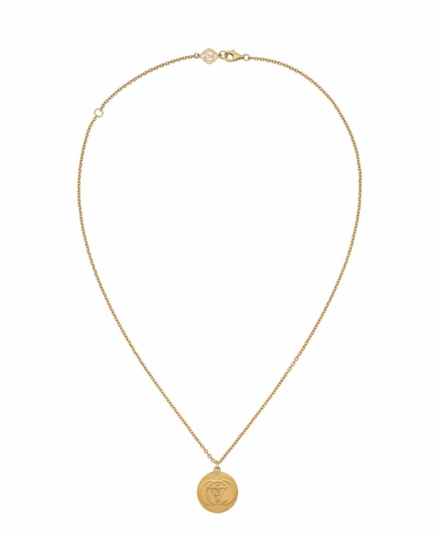 * Zoe & Morgan | Intuition Ajna Necklace 22K Plated | Jewellery