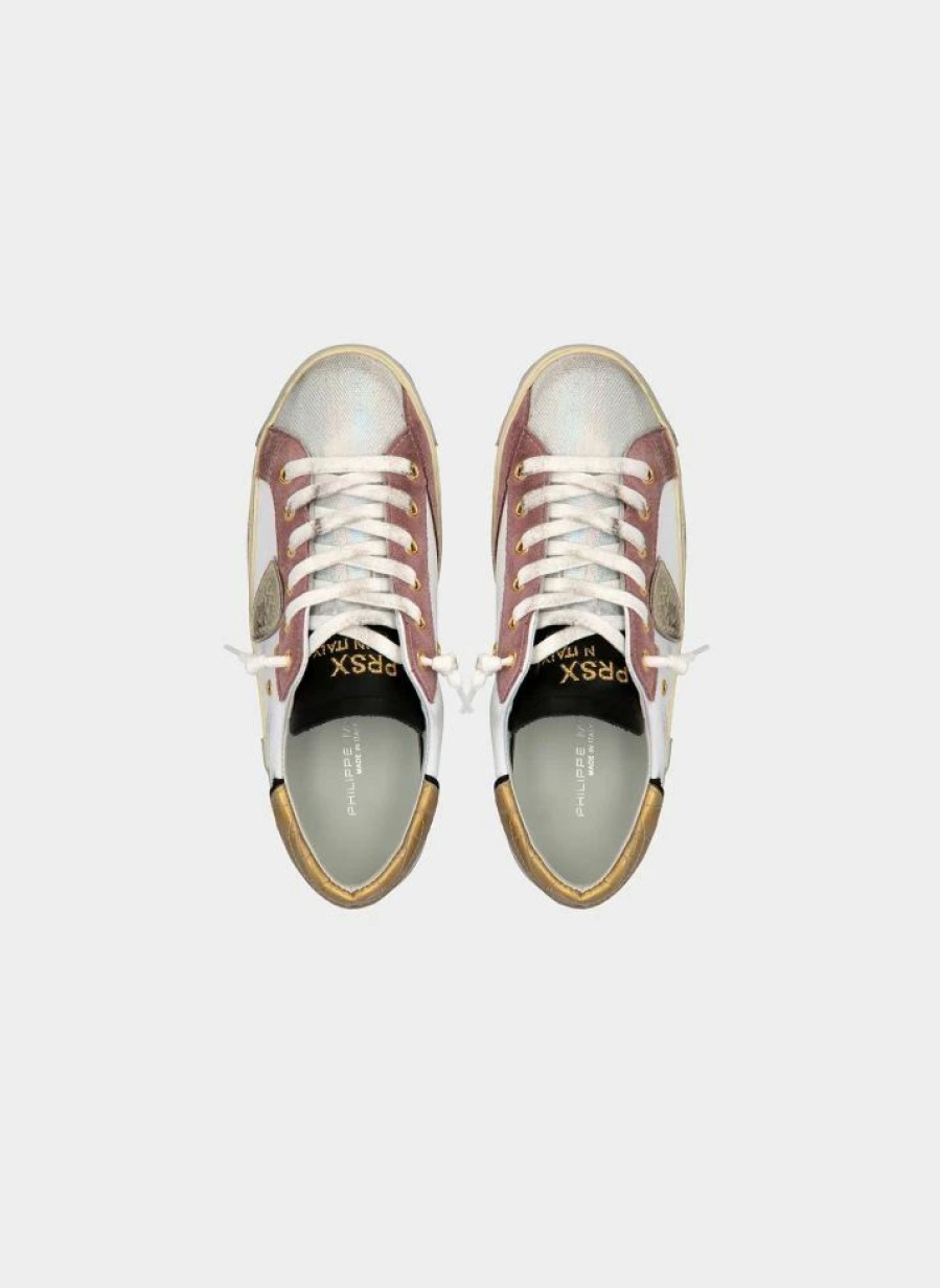 * Philippe Model | Sneaker Prsx Blanc Rose | Sneakers