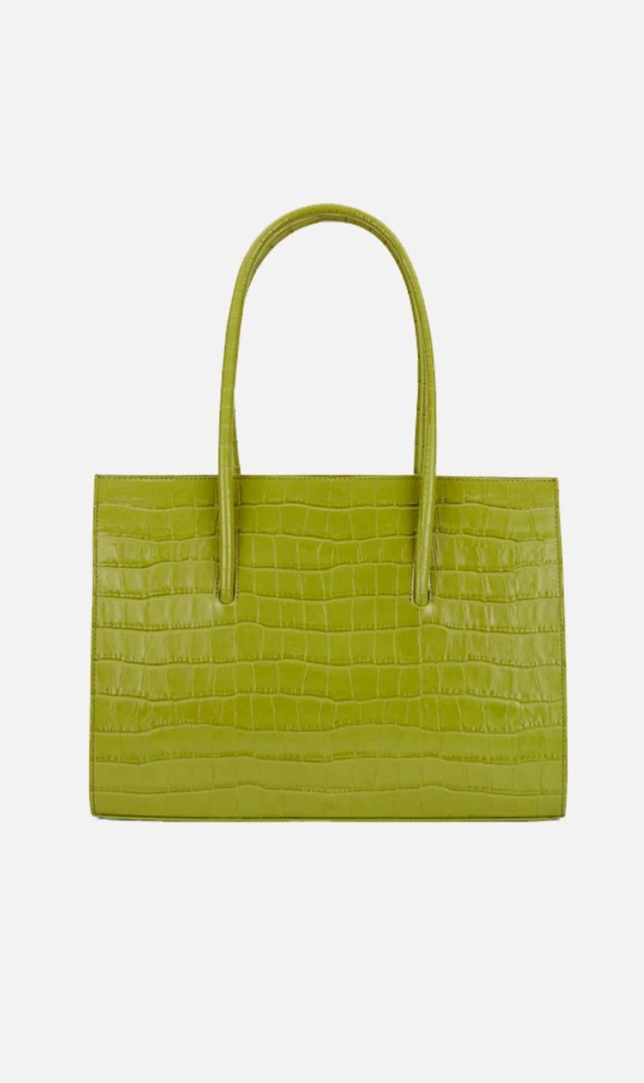 * Deadly Ponies | Crush Tote Maxi Croc Basil | Bags & Wallets