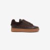 * See By Chloe | Essie Shearling Trimmed Leather Sneakers Moro | Sneakers