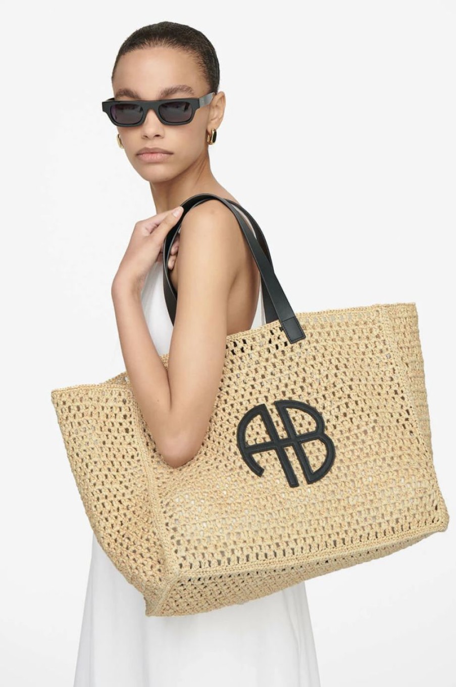 * Anine Bing | Large Rio Tote Natural | Bags & Wallets