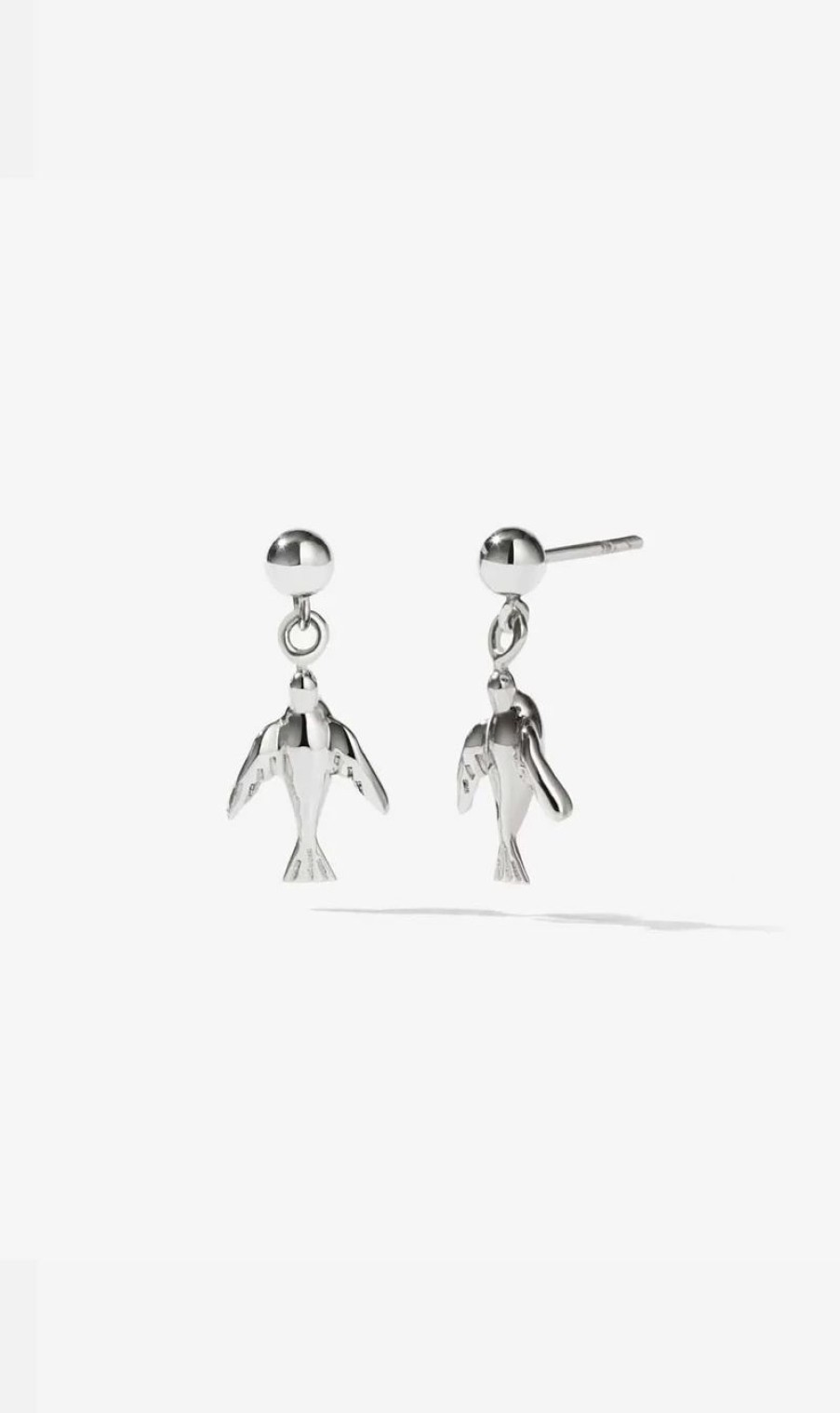 * Meadowlark | Dove Dot Stud Silver | Jewellery