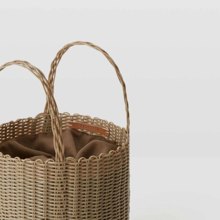 * Palorosa | Small Bucket Basket Sand | Bags & Wallets