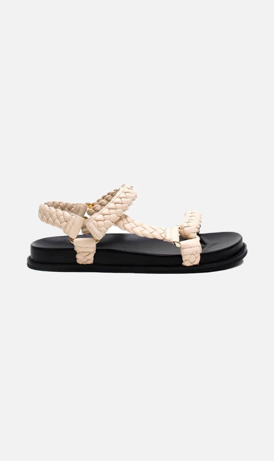 * La Tribe | Elke Braided Sandal Cream | Sandals