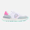 * Philippe Model | Antibes Low Mondial Pop Blanc Fucsia | Sneakers