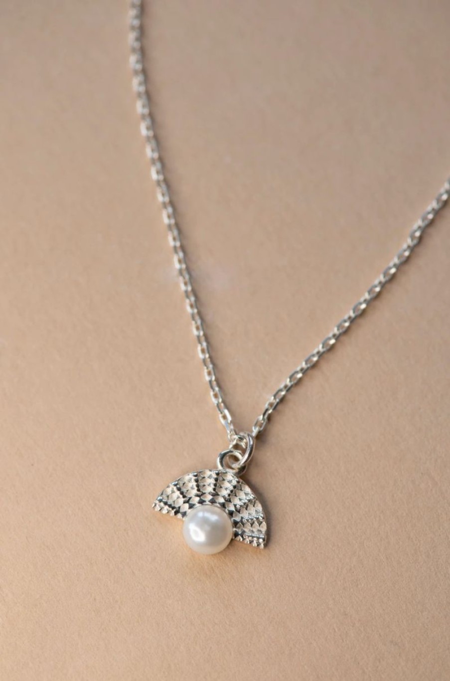 * Zoe & Morgan | Calypso Necklace Sterling With Freshwater Pearl | Jewellery