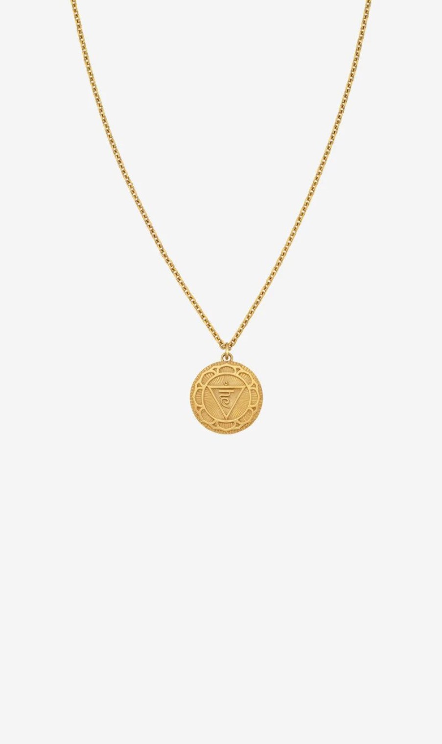 * Zoe & Morgan | Communication Vishuddha Necklace 22K Plated | Jewellery