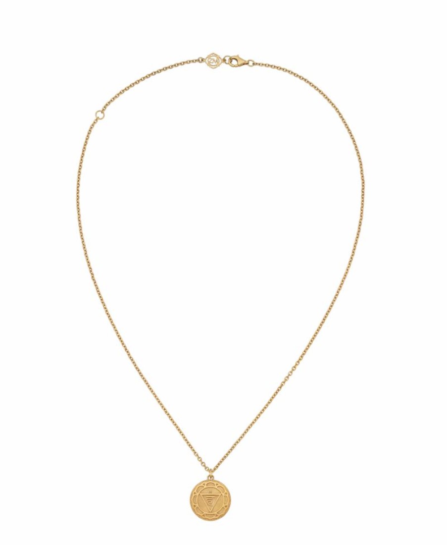 * Zoe & Morgan | Communication Vishuddha Necklace 22K Plated | Jewellery