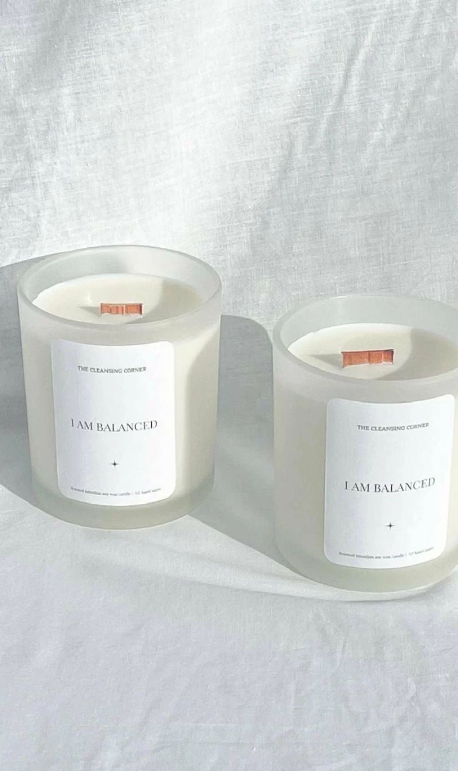 * The Cleansing Corner | Affirmation Candle I Am Balanced | Candles & Room Fragrance