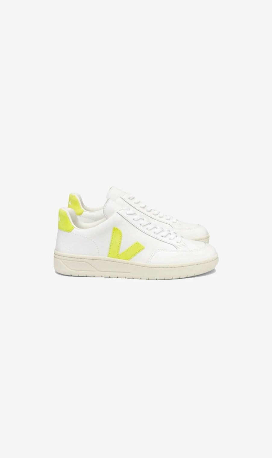 * Veja | V-12 Sneakers White / Jaune / Fluo | Sneakers