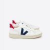 * Veja | V10 Leather Sneakers White/Nautico/Pekin | Sneakers