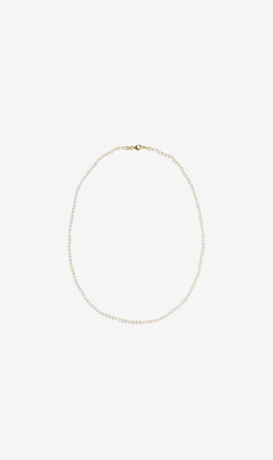 * Meadowlark | Micro Pearl Necklace 36Cm 9Ct Yellow Gold | Jewellery