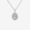 * Zoe & Morgan | Kina Necklace Silver White Zircon | Jewellery