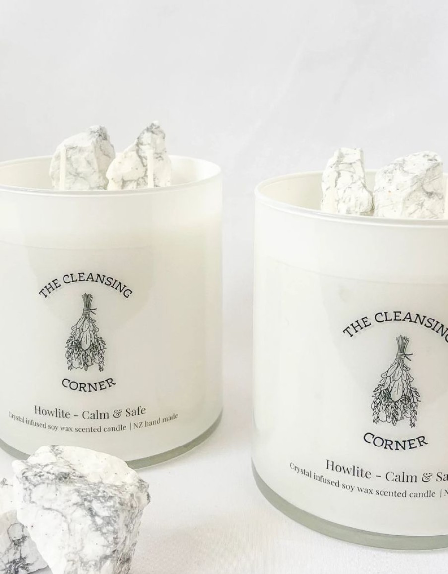 * The Cleansing Corner | Howlite Candle Dragon Fruit Chipotle | Candles & Room Fragrance