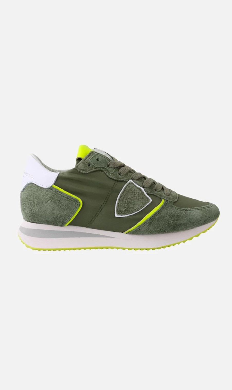 * Philippe Model | Trpx Low Woman Mondial Neon Militaire | Sneakers