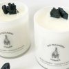 * The Cleansing Corner | Black Tourmaline Crystal Candle Sweet Pea & Jasmine | Candles & Room Fragrance