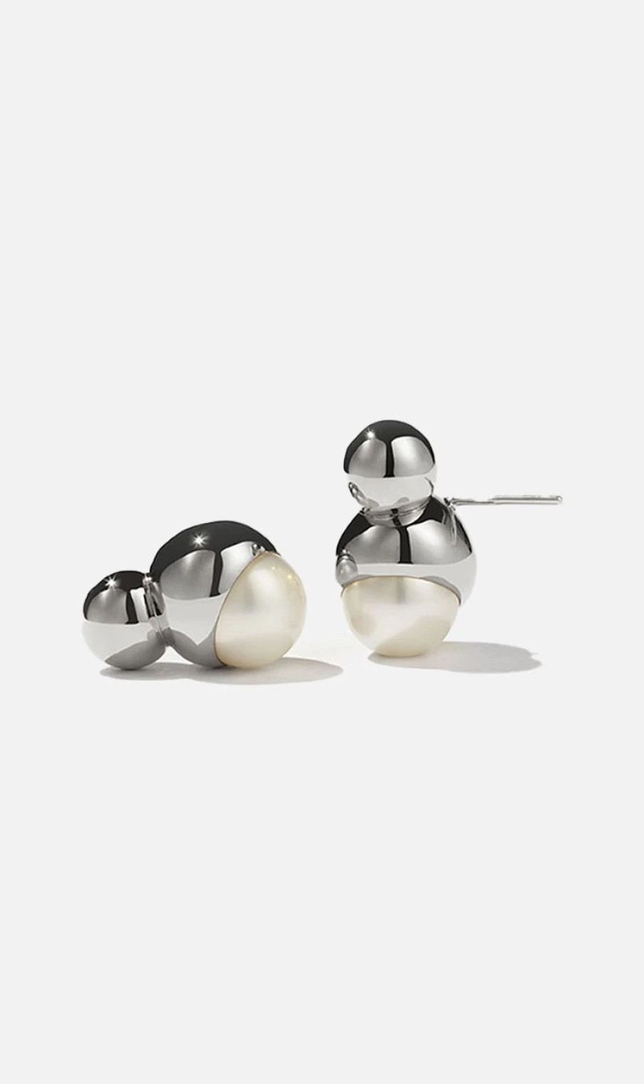 * Meadowlark | Selene Pearl Earrings Sterling | Jewellery