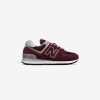 * New Balance | 574 Burgundy With White | Sneakers