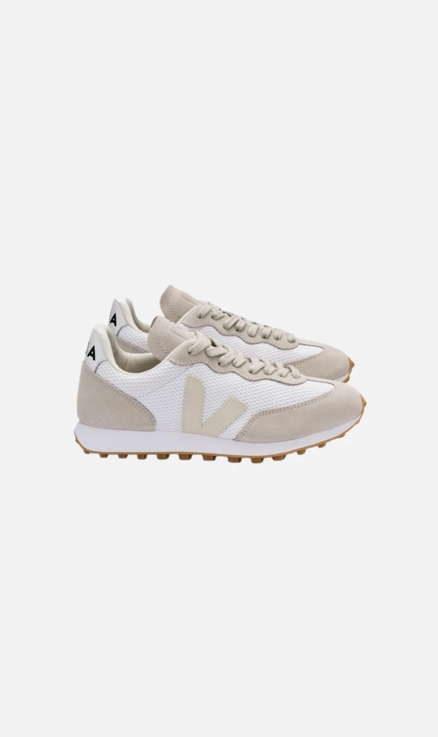 * Veja | Rio-Branco Alveomesh White / Pierre / Natural | Sneakers