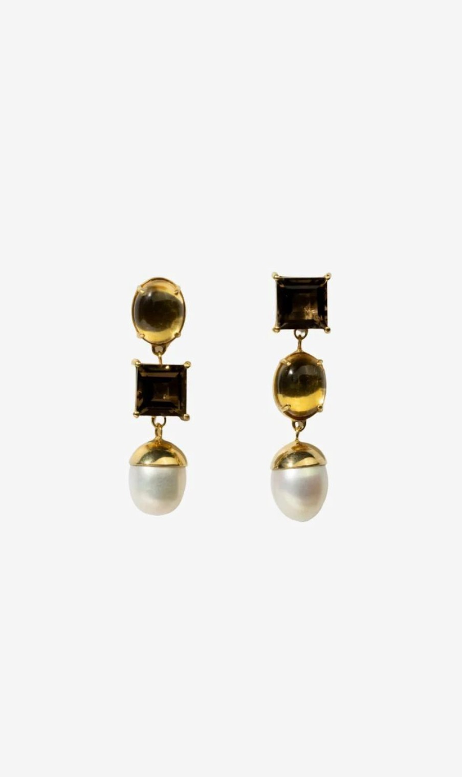 * Jasmin Sparrow | Lavinia Earrings Umber Gold | Jewellery