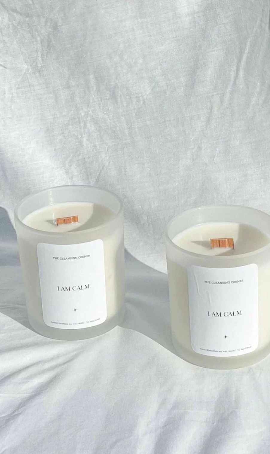 * The Cleansing Corner | Affirmation Candle I Am Calm | Candles & Room Fragrance