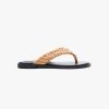 * La Tribe | Braided Thong Light Tan | Sandals