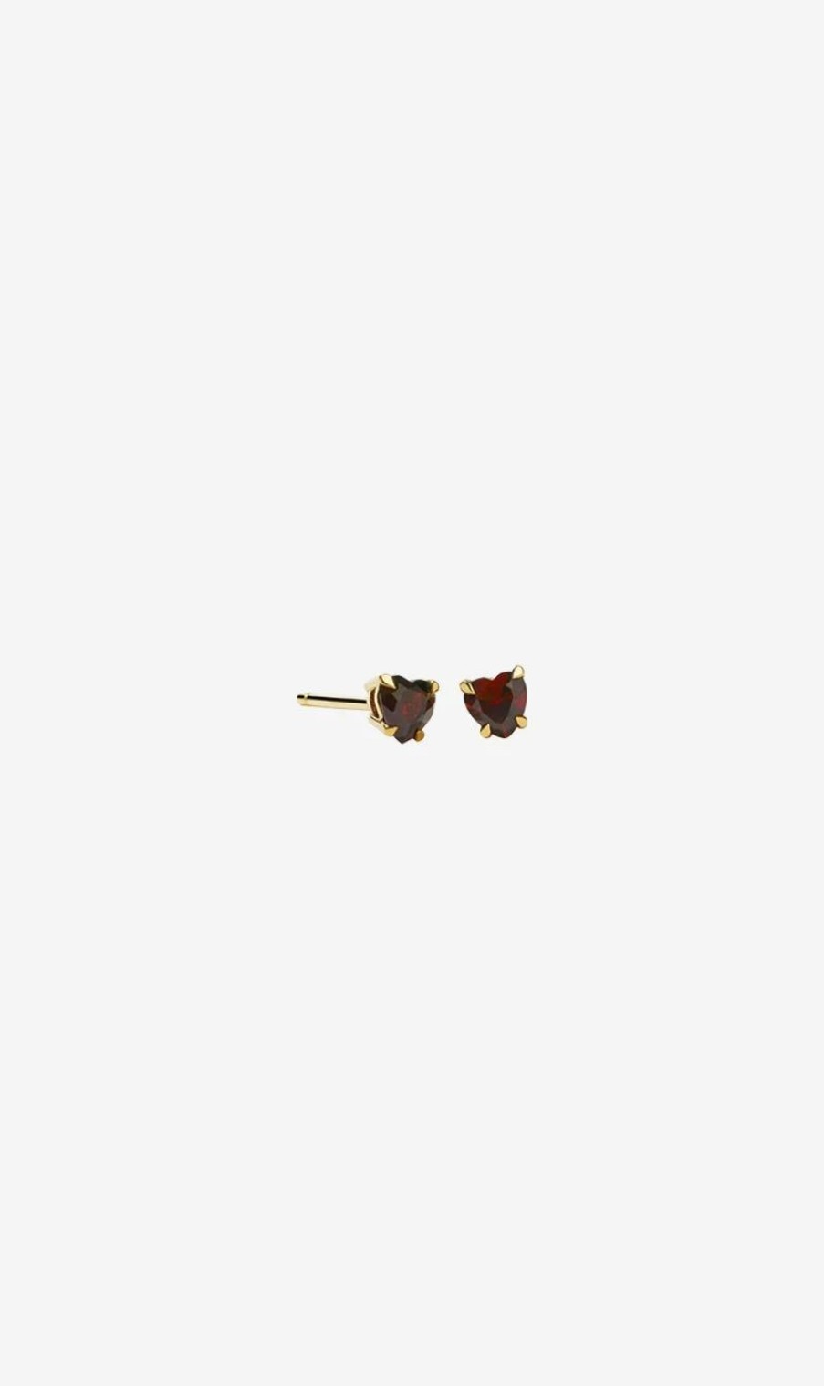 * Meadowlark | Micro Heart Jewel Studs 9Ct Yellow | Jewellery