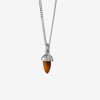 * Karen Walker | Acorn And Leaf Pendant Wood | Jewellery