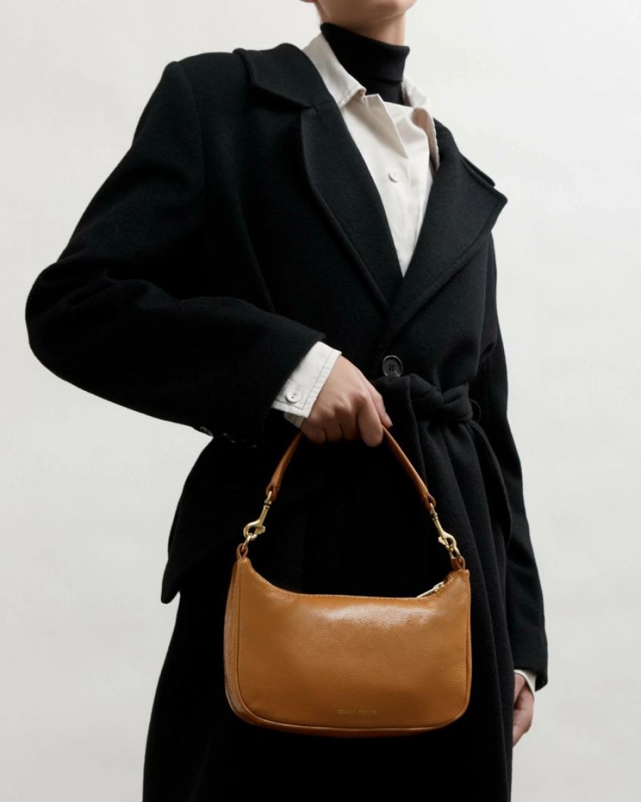 * Deadly Ponies | Mr Sling Micro Patent Caramel | Bags & Wallets