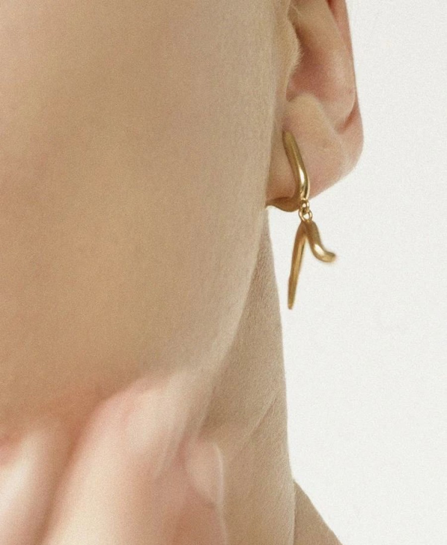 * Meadowlark | Sculpture Drop Earrings | Jewellery