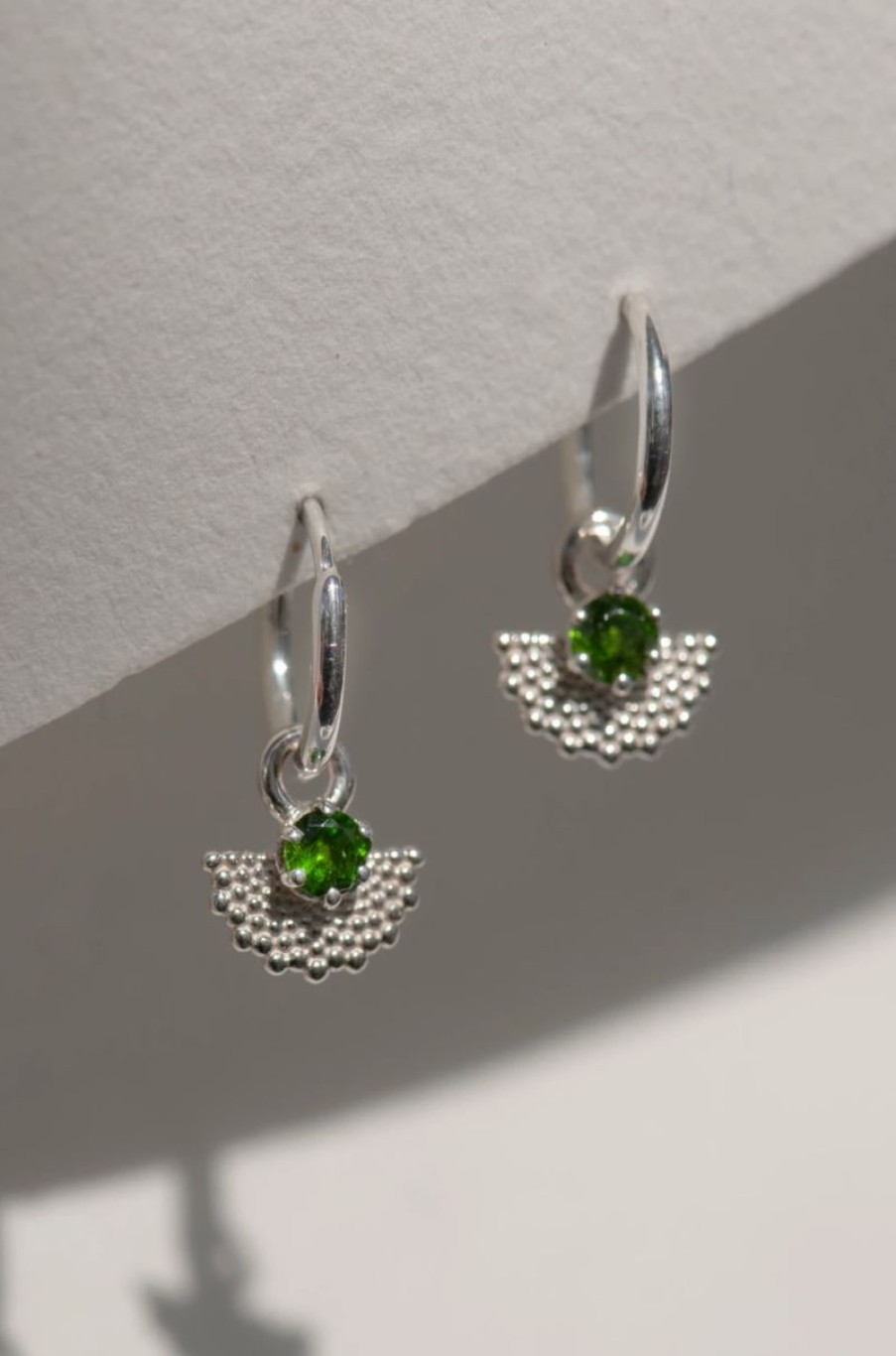 * Zoe & Morgan | Eos Earrings Sterling With Chrome Diopside | Jewellery