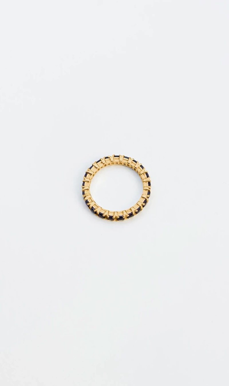 * Jasmin Sparrow | Wave Ring Gold Black Onyx | Jewellery