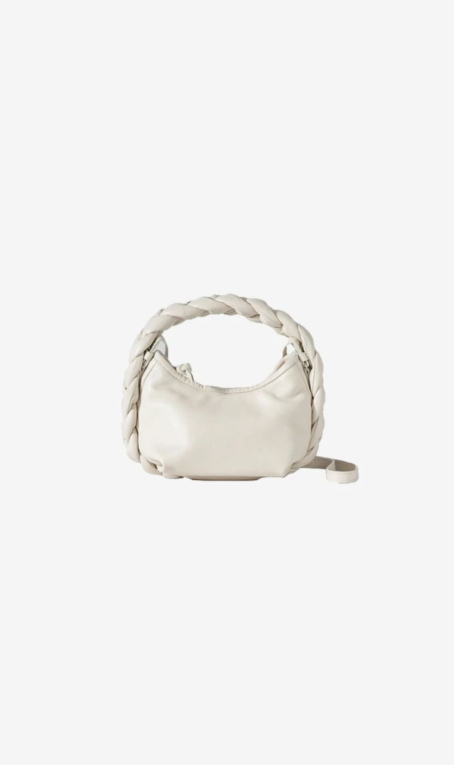 * Hereu | Espiga Mini Plaited Crossbody Bag Cream | Bags & Wallets