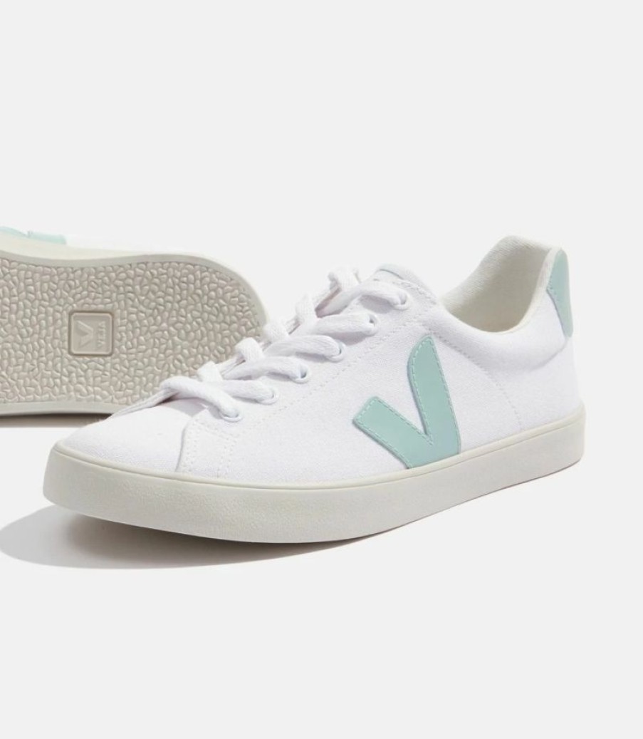 * Veja | Esplar Se Canvas White / Matcha | Sneakers