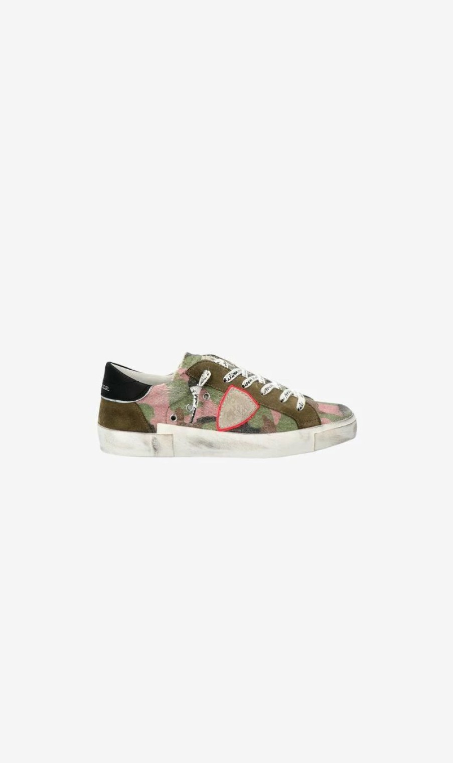 * Philippe Model | Prsx Camouflage Militaire Fucsia | Sneakers