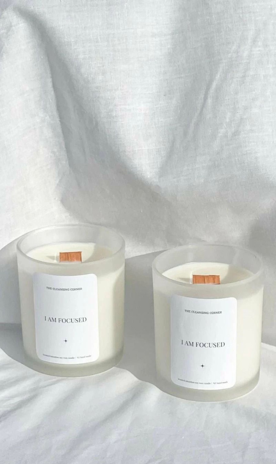 * The Cleansing Corner | Affirmation Candle I Am Focused | Candles & Room Fragrance