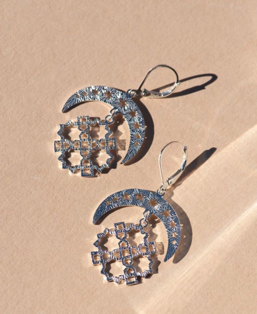 * Zoe & Morgan Zoe And Morgan | Essaouira Earring Silver | Jewellery