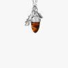 * Karen Walker Jewellery | Acorn & Leaf Pendant Tiger'S Eye | Jewellery