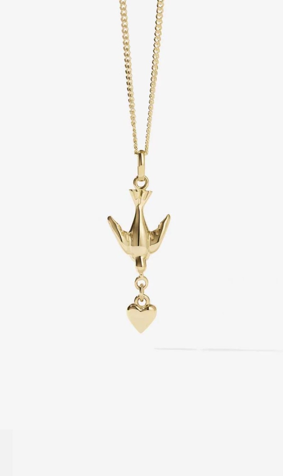 * Meadowlark | Love Dove Necklace 50Cm Gold Plated | Jewellery