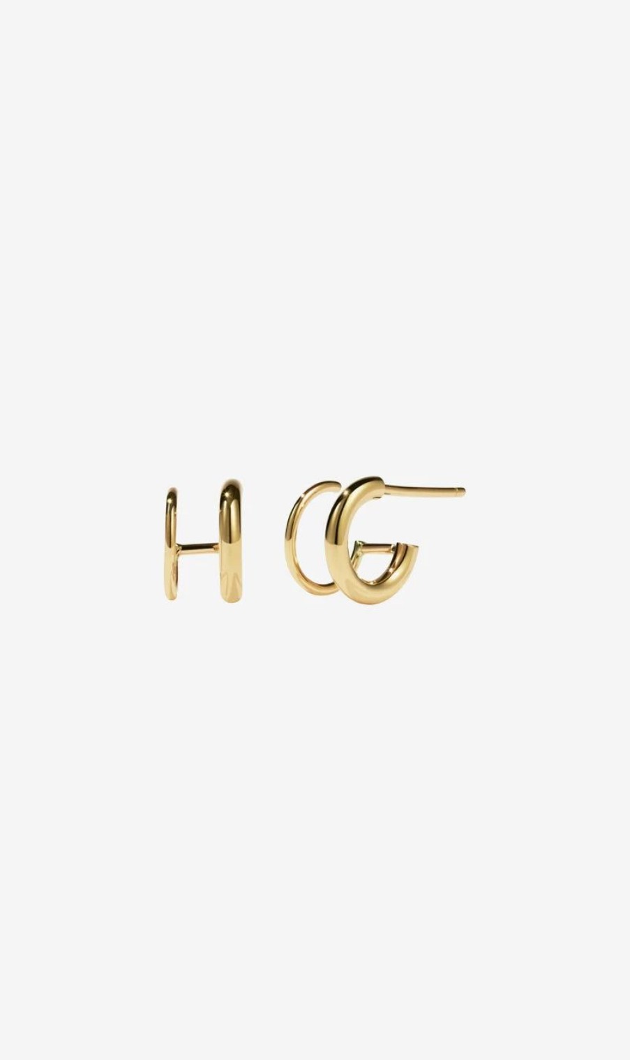 * Meadowlark | Hera Double Hoops 9Ct Yellow | Jewellery