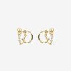 * Natasha Schweitzer | Mini Lara Chain Diamond Earring 9K Yellow | Jewellery