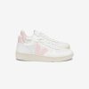 * Veja | V-10 Leather Sneakers White / Petal | Sneakers