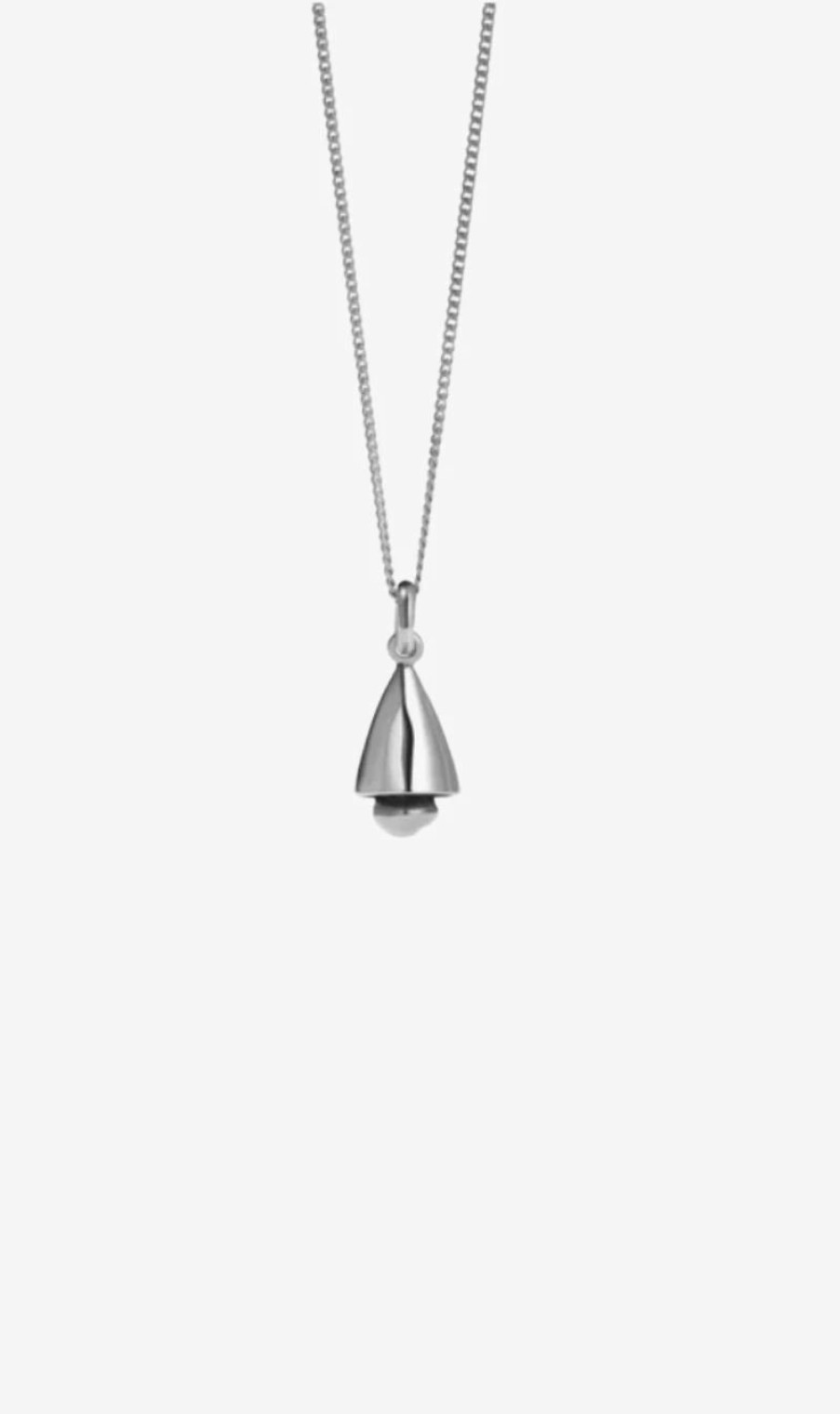 * Meadowlark | Bell Necklace Silver | Jewellery