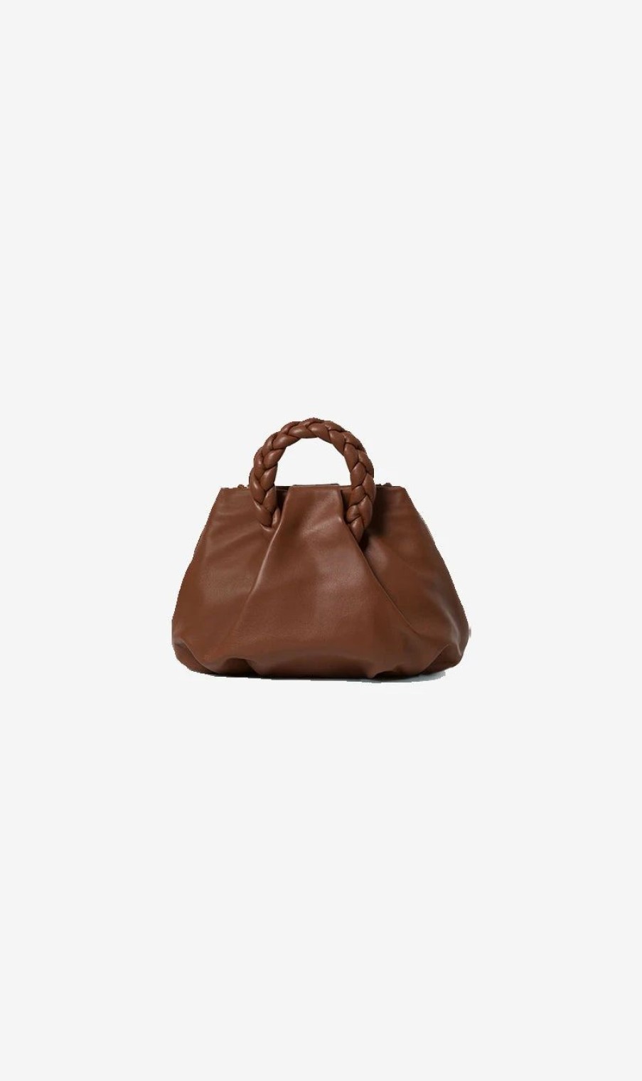 * Hereu | Bombon Small Plaited-Handle Crossbody Bag Chestnut | Bags & Wallets